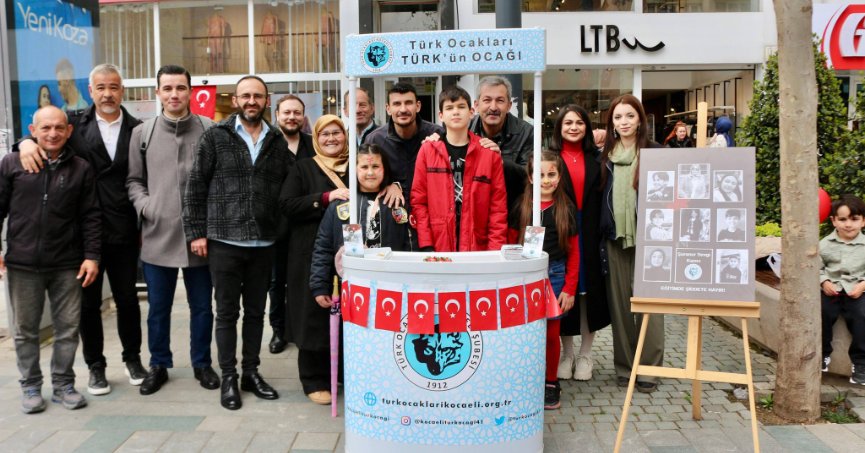 TÜRK OCAKLARI KOCAELİ ŞUBESİNDEN ÇOCUKLARA 23 NİSAN HEDİYESİ