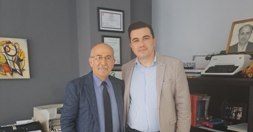 AHMET BOZDEMİRE OFİSİNDE ZİYARET