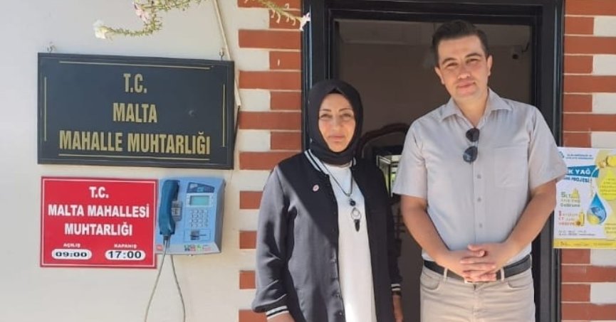 MUHTAR NEBAHAT ÇAMKIRAN'A ZİYARET